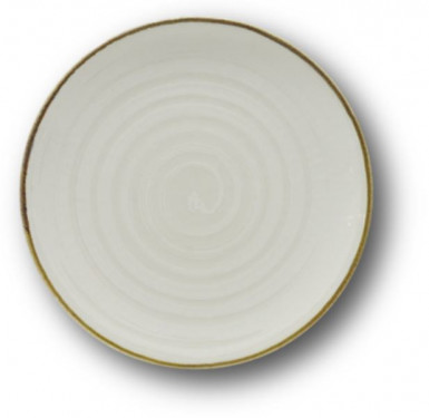 Tanier SIVIGLIA VORTEX  WHITE plytký dezertný 21 / 2,2 cm farebný