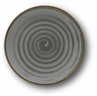 Tanier SIVIGLIA VORTEX  GREY plytký dezertný 21 / 2,2 cm farebný