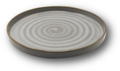 Tanier OSLO VORTEX  GREY plytký 20 / 2,5 cm farebný