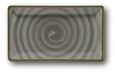 Podnos KIMI VORTEX  GREY hranatý 29 x  17,5 cm / 33,4 x 2,4 cm farebný