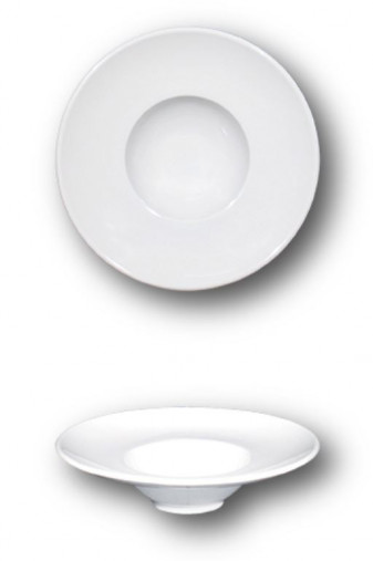 Tanier NAPOLI hlboký, široký prapor  15 cm / 7 x 3,6 cm biely