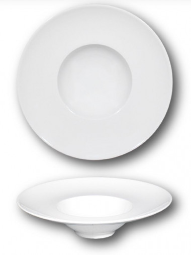 Tanier NAPOLI hlboký, široký prapor  24 cm / 12,5 x 5,2 cm biely