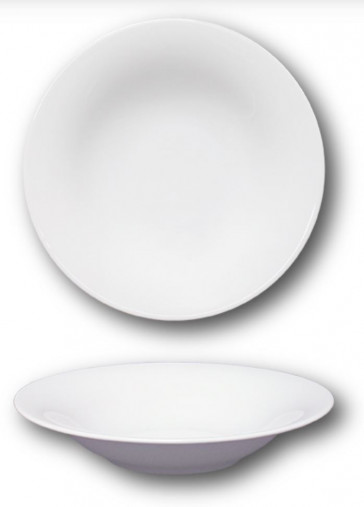 Tanier NAPOLI hlboký Top 26 / 5 cm biely