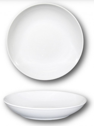 Tanier NAPOLI hlboký coupe 26 / 4,7 cm biely