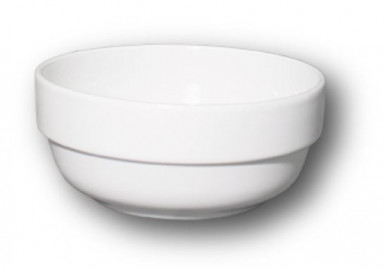Miska ROMA stohovateľná 15 / 6 cm biela