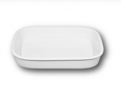 Miska FORNO zapekacia obdĺžnik 28 x 19,5 x 5 cm biela