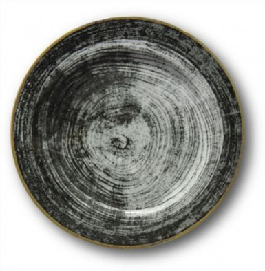 Tanier ISCHIA BLACK ROUND plytký 31 / 2 cm farebný