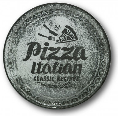 Tanier NAPOLI PIZZA ITALIAN farba čierna 31 / 1,7 cm farebný
