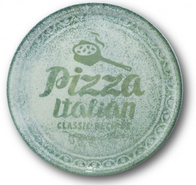 Tanier NAPOLI PIZZA ITALIAN farba zelená 31 / 1,7 cm farebný