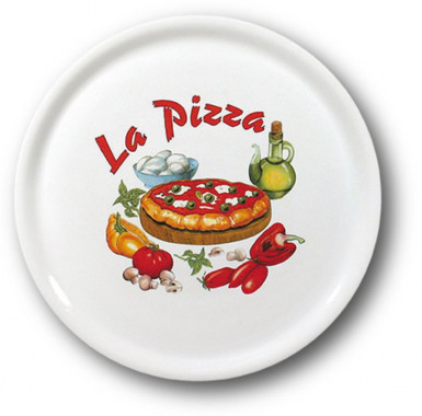 Tanier NAPOLI pizza 31 / 1,7 cm dekor: x 26 farebný