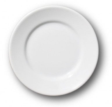 Tanier TIVOLI plytký chlieb 17 / 2,4 cm biely