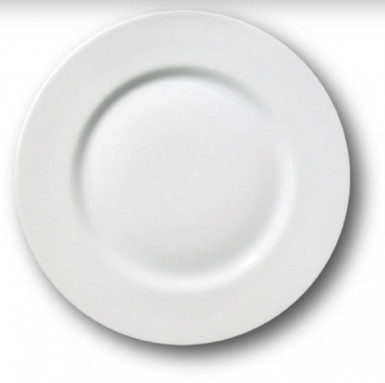 Tanier ISCHIA plytký 26 / 2 cm biely