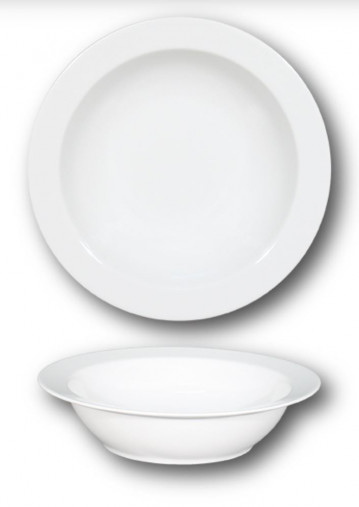 Miska ISCHIA 25 / 6 cm biela