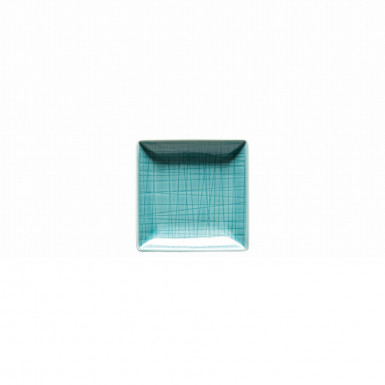 Miska štvorhranná Mesh Colours Aqua 10 cm modrá