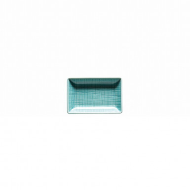 Miska štvorhranná Mesh Colours Aqua 10 x 7 cm modrá