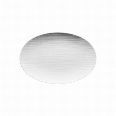 Podnos oválny Mesh 25 cm biely