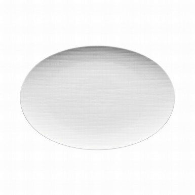 Podnos oválny Mesh 30 cm biely