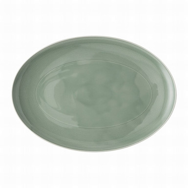 Podnos oválny Loft Colour - Moss Green 34 cm zelený