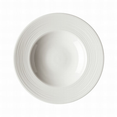 Tanier cestoviny Jade Linea 29 cm Bone China biely