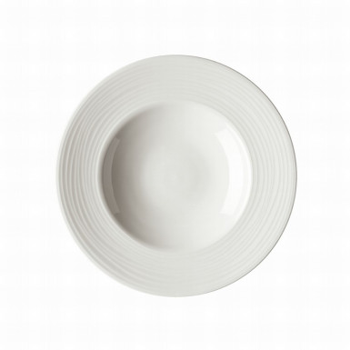 Tanier hlboký Jade Linea 26 cm Bone China biely