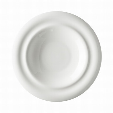 Tanier hlboký Jade Sphera 30 cm Bone China biely