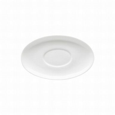 Podšálka omáčnik Jade 24 x 15 cm Bone China biely