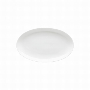 Podnos oválny Jade 24 x 15 cm Bone China biely