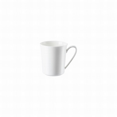 Hrnček s uškom Jade 0,4 l Bone China biely