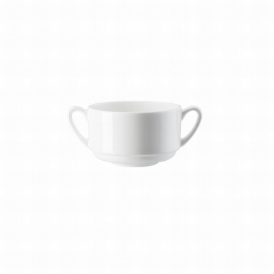 Šálka polievka Jade 10,5 cm Bone China biela
