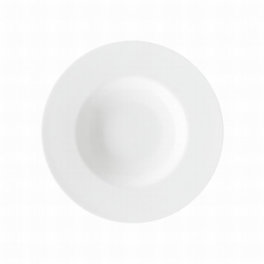 Tanier hlboký Jade 26 cm Bone China biely