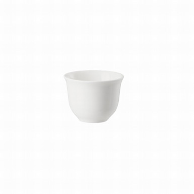 Šálka na arabskä kávu Jade 6 cm Bone China biela