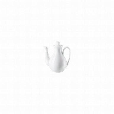 Konvička sója / ocot s viečkom Jade 6,5 cm Bone China biela