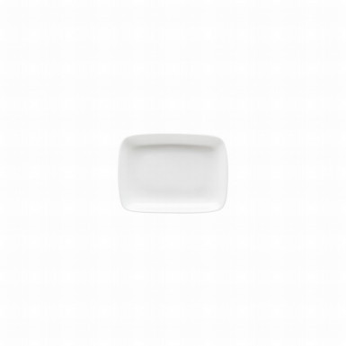 Miska štvorhranná Jade 12 x 9 cm Bone China biela