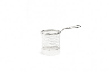 Košík fritovací/servírovanie SNACK Ø8cm, výška:8,5cm, nerez