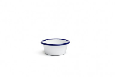 Miska DIP Mini Ø7cm, výška:3cm, 0,1lt, smaltované železo farba bielo modrá