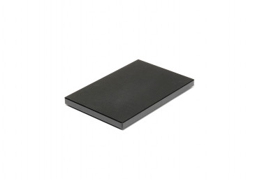 Doska hygienická barová 30x40x2 cm silikónové protišmykové podložky, čierna, HD PE 500