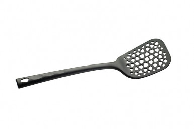Lopatka dierovaná 34.5 cm čierna nylon do 220 ºC