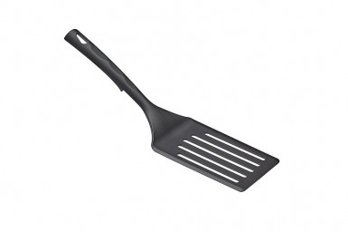 Lopatka dierovaná lasagne 29 cm čierna nylon do 220 ºC
