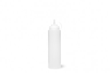 Fľaša-dávkovač-biberon, Ø 8 cm, výška:31 cm, 1lt polypropylén, transparentná