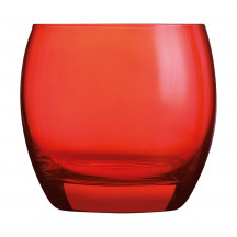 Pohár SALTO 32 cl RED whisky materiál_sklo, farba_červená,