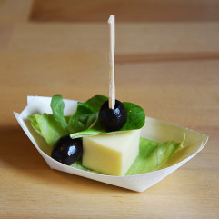 Fingerfood napichovadlo (bambusové FSC 100%) Vidlička 9cm [100 ks]
