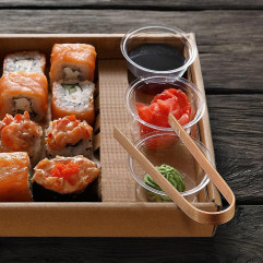 Fingerfood kliešte (bambusové FSC 100%) 10cm [50 ks]