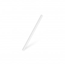 Slamky papierové JUMBO biele 15 cm, Ø 8 mm [100 ks]