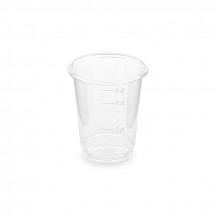 Pohárik (rPET) číry Ø48mm 2cl/4cl/5cl [40 ks]