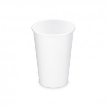 Papierový pohár biely Ø80mm 330ml `ML: 0,3L/10oz` [50 ks]