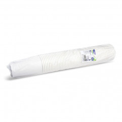 Papierový pohár biely Ø90mm 510ml `XL: 0,4L/16oz` [50 ks]