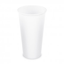 Papierový pohár biely Ø90mm 610ml `XXL: 0,5L/20oz` [50 ks]