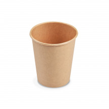 Papierový pohár hnedý 280 ml, M (Ø 80 mm) [50 ks]