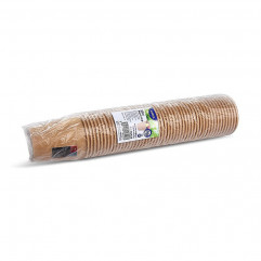 Papierový pohár kraft Ø80mm 280ml `M: 0,2L/8oz` [50 ks]