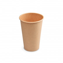 Papierový pohár hnedý 330 ml, L (Ø 80 mm) [50 ks]